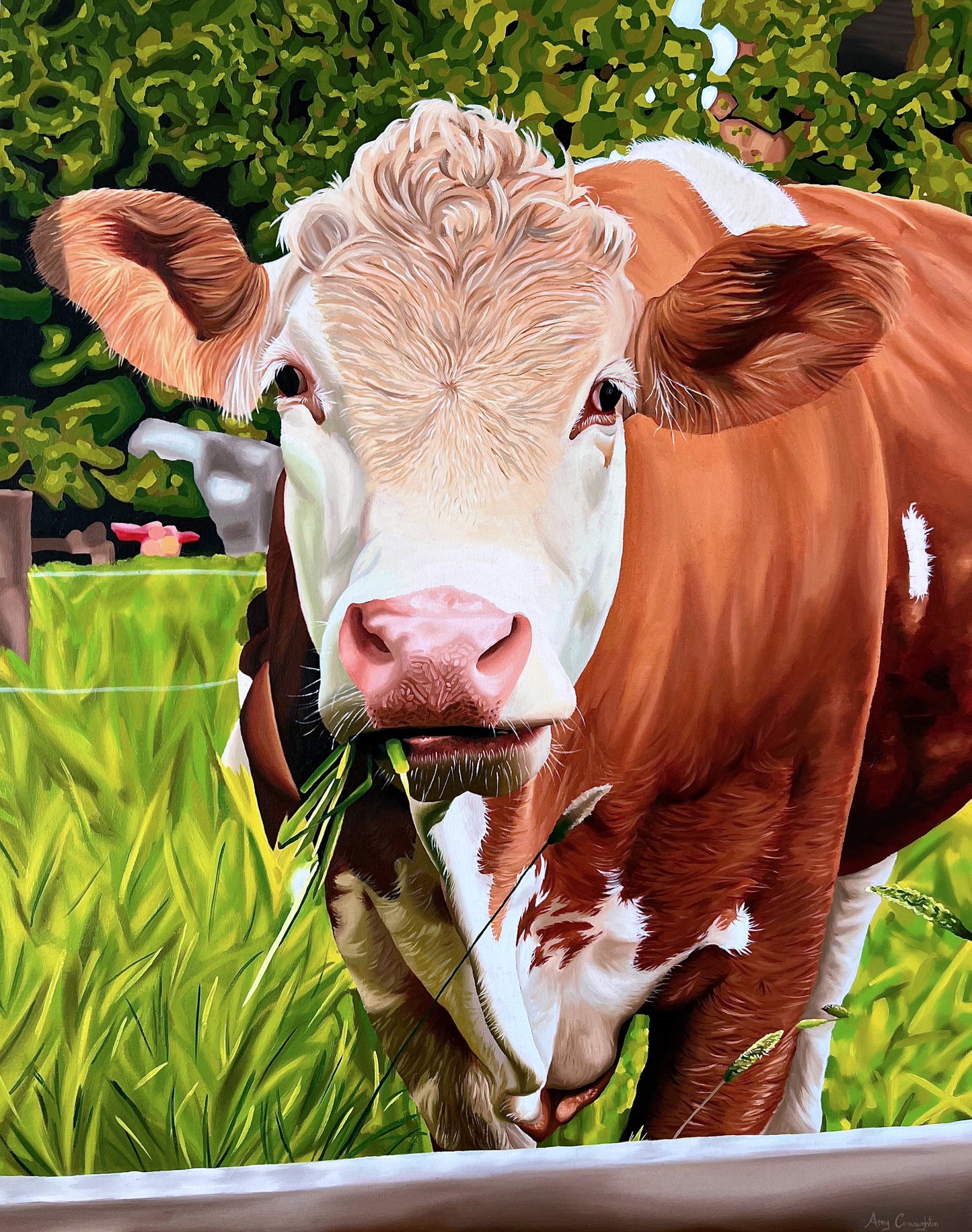 Dolores the Cow - Oil Painting Print